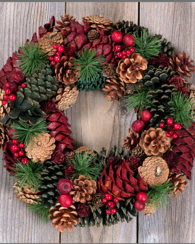 Make & Take: Holiday Wreath Workshop Sun 12/6 11am-1pm